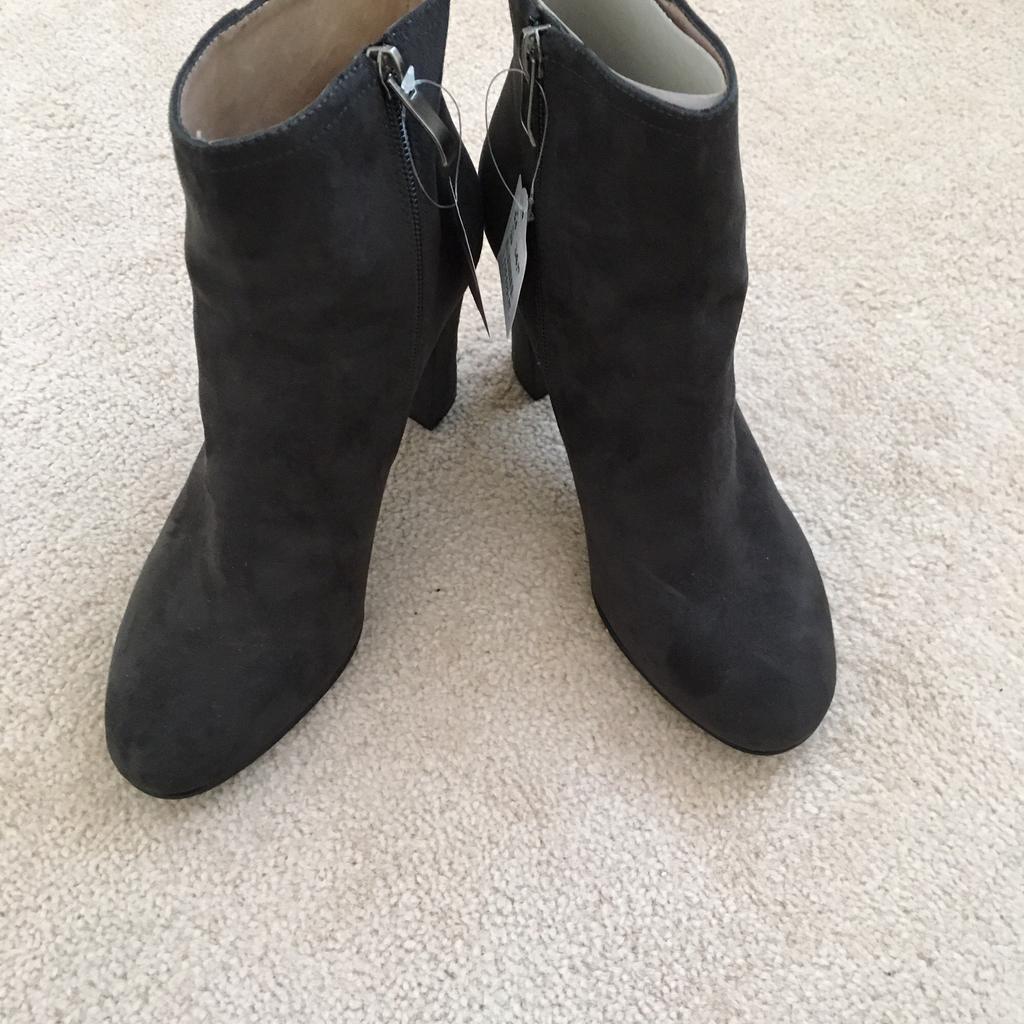 Ladies grey hot sale ankle boots