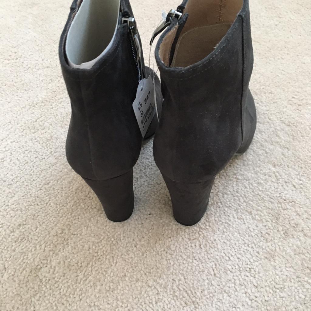 Ladies gray ankle on sale boots