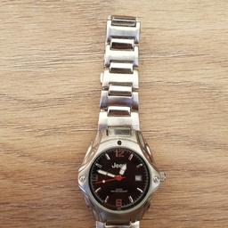 Jeep men's watch. Never been used but will need a new battery.