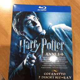 Cofanetto blue ray Harry Potter completo, 6 dischi in confezione piu 1 .