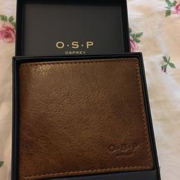 Genuine Osprey men's wallet, brand new unwanted gift. 
Relisted as have been let down by buyer last minute. Offers considered.