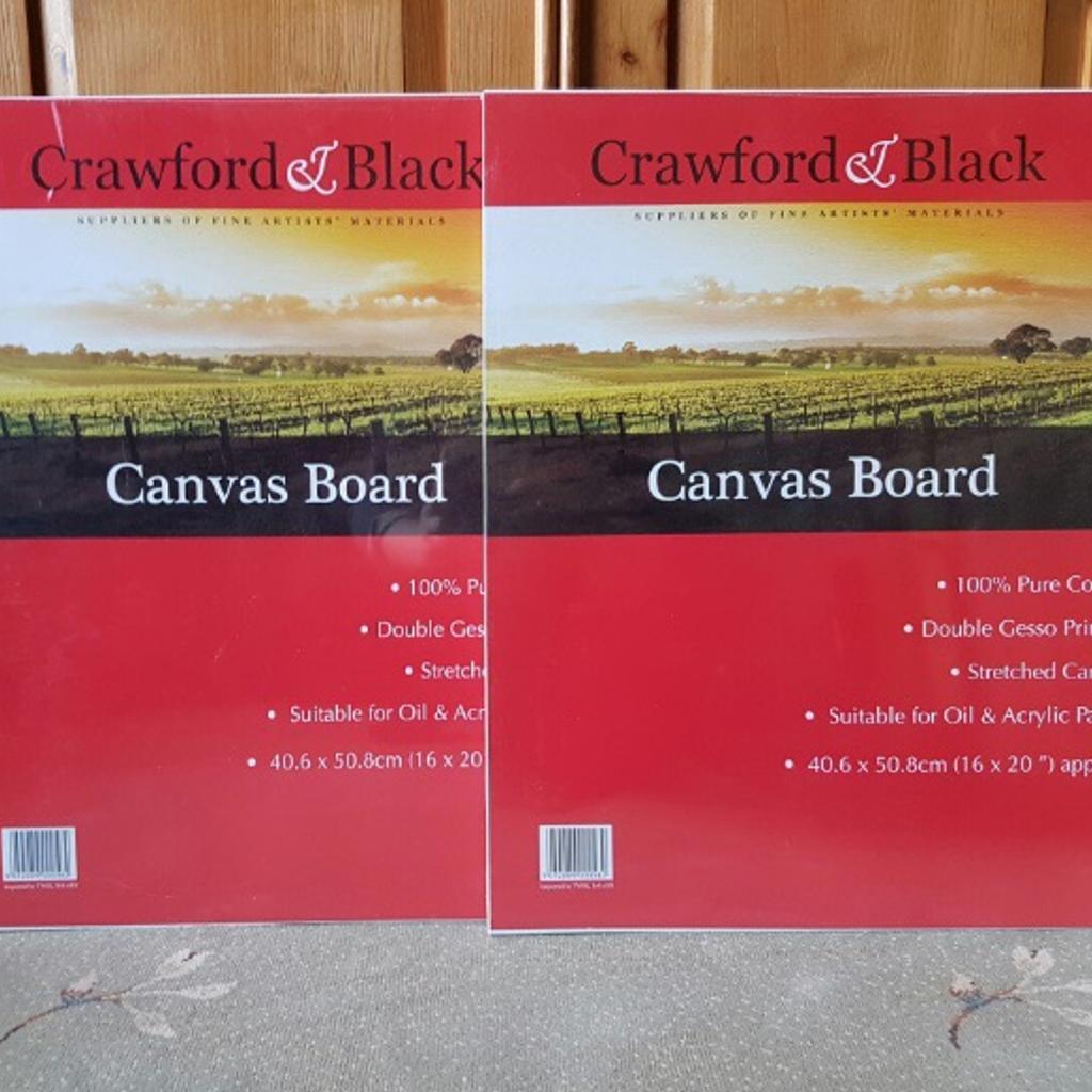 two-crawford-black-canvas-boards-16x20-new-in-cv4-coventry-for-10