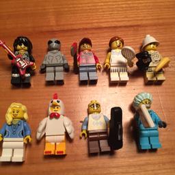 9 Kleine Lego Figuren zum spielen oder sammeln !!!
Die Figuren sind in perfektem Zustand und waren kaum bei uns in Gebrauch !!!