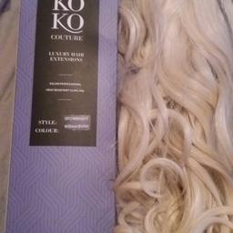 brand new  real hair extentions clip on 24 inches   in box brought for 70 last week so  would accept  40