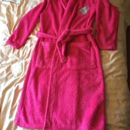 Girls pink from me to you dressing gown, 11-12 years old