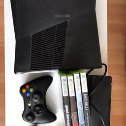 Xbox 360, 250gb, ottime condizioni, 1 pad con cuffietta originale + gtaV, battlefield 3 le, battlefield 4, fallout new vegas