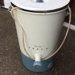 Baby burco boiler retro. It worked before going into storage but doesn't now- so spares or repairs or decorative only