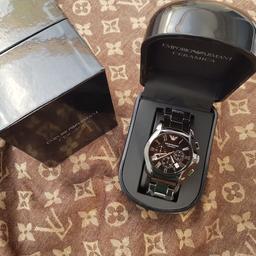 EMPORIO ARMANI CERAMICA men's watch.
New. Never worn.
£140