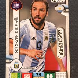Shpok 
Road to Russia 
ARG 17
Gonzalo Higuain



I have 100's of signed cards
And 1000's of unsigned

If you need odd few to complete collections
Ask !!!!
I may well have it