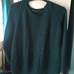 Green jumper - size 18 - good condition