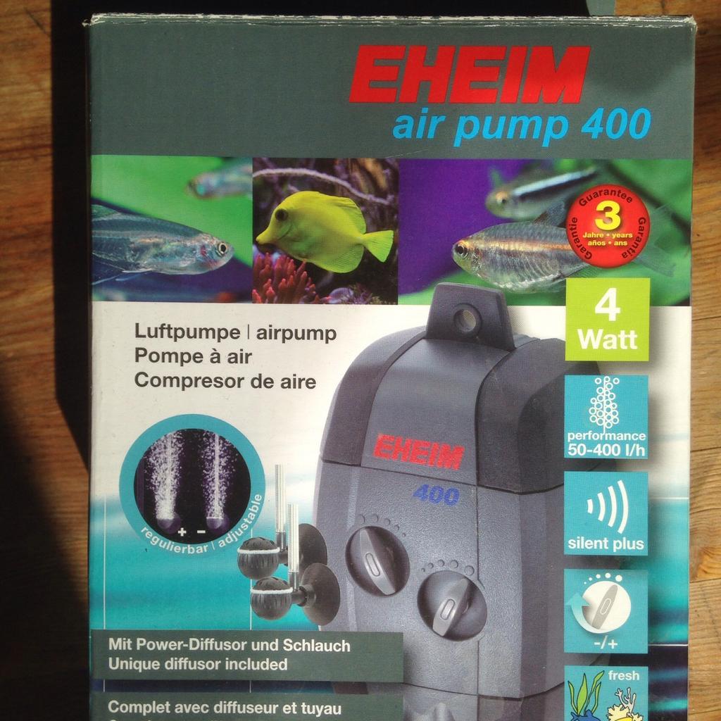 Eheim Air Pump 400, Luftpumpe, Aquarium in 64285 Darmstadt für 18