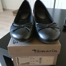 Ich verkaufe Ballerinas in schwarz von Tamaris in Größe 40 Neu und nicht getragen. Nur für Selbstabholer