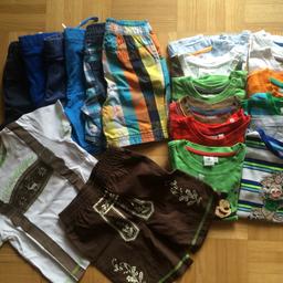 -13 Shirts kurzarm (s.Oliver, Disney,...)
-1 Shirt ärmellos
-1 Hemd kurzarm
-8 kurze Hosen
-2 Pyjamas kurz

Alles in sehr gutem Zustand!

Versand möglich (+€3,80 innerhalb Österreichs).