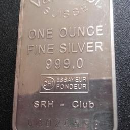 Fein Silber Platte 999,0 Gewicht 31 gramm