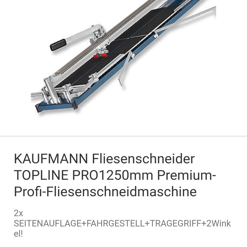 Fliesenschneider Topline Pro 125 Schnittlänge 1250 Mm – ZILCQG