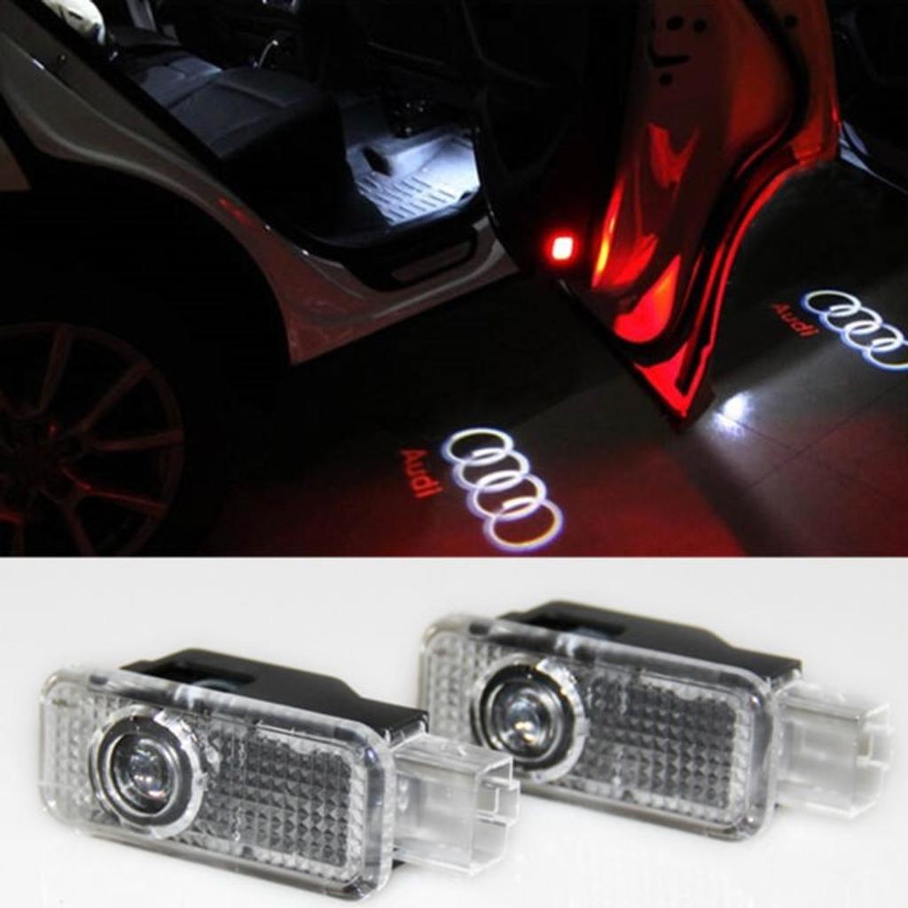 2x Einstiegsbeleuchtung Projektor Logo Audi in 63128 Dietzenbach