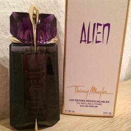 Ich verkaufe mein Alien Parfum von Thierry Mugler :). Es ist nur 2-3 mal benutzt worden und noch so gut wie ganz voll.

Der Artikel wird beim Kauf mit der Originalverpackung verschickt. :)