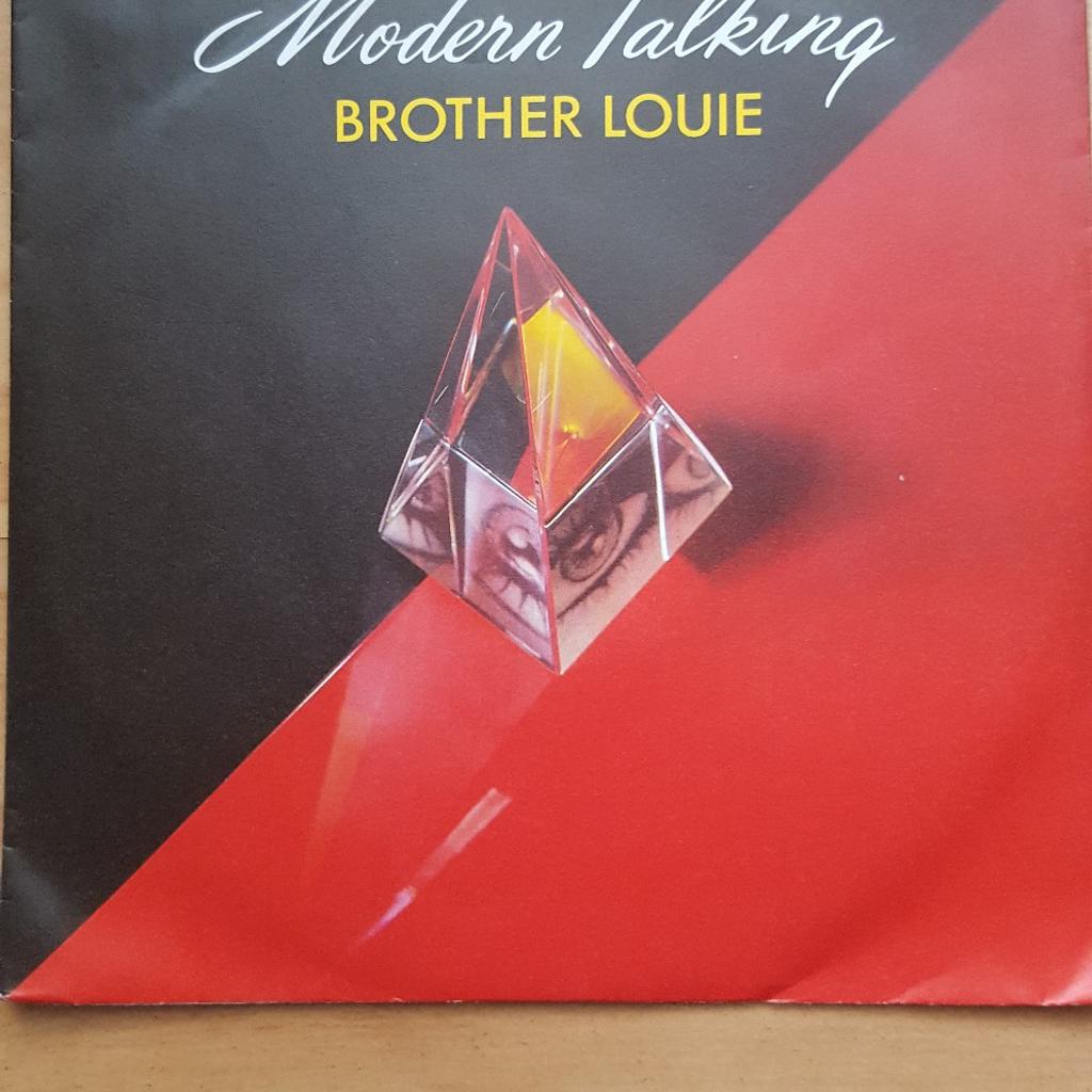 Single, von Modern Talking, Brother Louie, guter Zustand, bespielt,Coverhülle mit Gebrauchsspuren, Nichtraucher Haushalt, keine Tiere, nur Abholung,