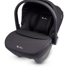 Never been used as I acquired two.

Simple to fit. Simplicity allows you and your baby to travel in both safety and comfort. It is suitable from birth to 13kg and features a 5-point safety harness which can be conveniently adjusted with one hand. It also includes superior side impact protection, and head support.

The sun hood and padding are included
Can be installed using either lap and diagonal seat belt or Simplifix Isofix