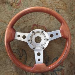 Wooden steering wheel from Ford Cortina MK One

Good condition, open to offers.