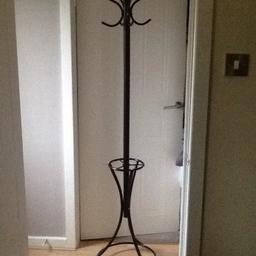 Black free standing coat stand