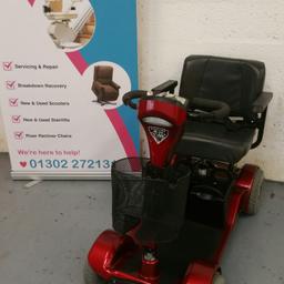 *BRAND NEW BATTERIES 

We have for sale a mobility scooter perfect for everyday use with brand new 34ah batteries fitted costing £119.98. In great working order, serviced and ready to go. 

Lovely condition, easy to split and transport. 

Comes with charger 

Max speed up to 4mph 
Max range up to 20 miles 
Max user weight up to 23 stone 

For more info call today (between 8am -10pm) on 01302 272131.