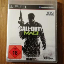 Hiermit verkaufe ich mein PS3 Spiel Call of Duty MW3. Keine Kratzer. Funktioniert einwandfrei