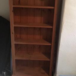 Tall Wooden bookcase. Great condition