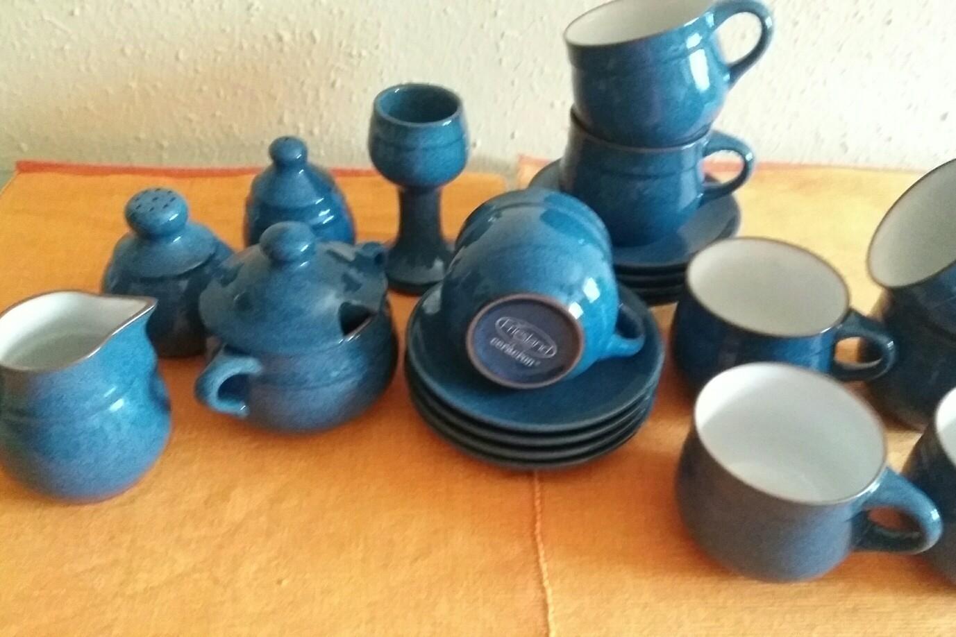 Geschirr Friesland Blau