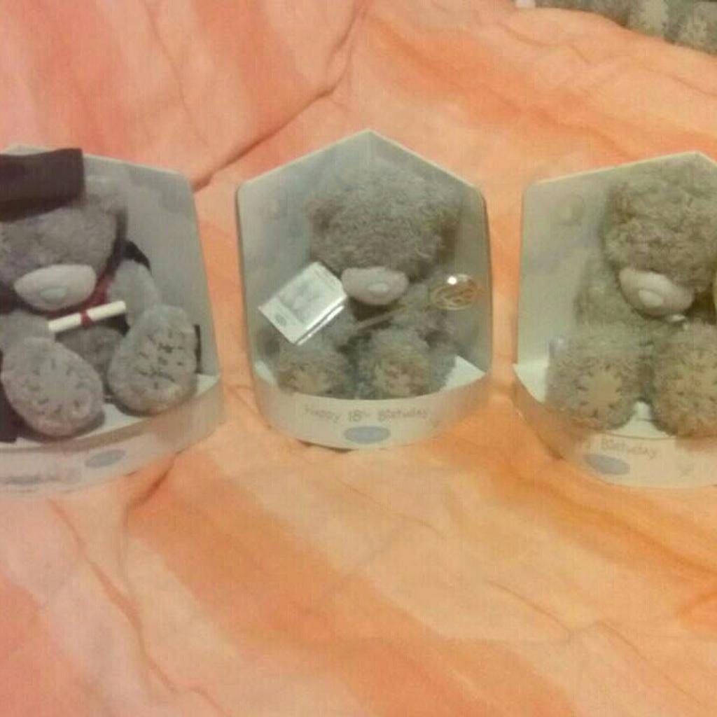 Small me to you bears £1.50 each or all for £3.50

Pick up only

Sas

Or will post for p&p