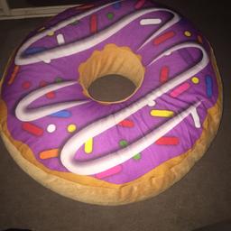 Giant donut beanbag. Funny present. Coat £29.99 new