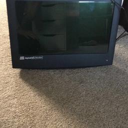 16" TV with freeview- perfect condition- was used as a kitchen tv- bracket still attached.