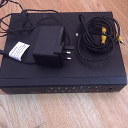 Fully working condition.
160GB hard drive.
S-Video Connection

No Cameras. Just Box & cables 

Used condition but works fine.

Pick up Only