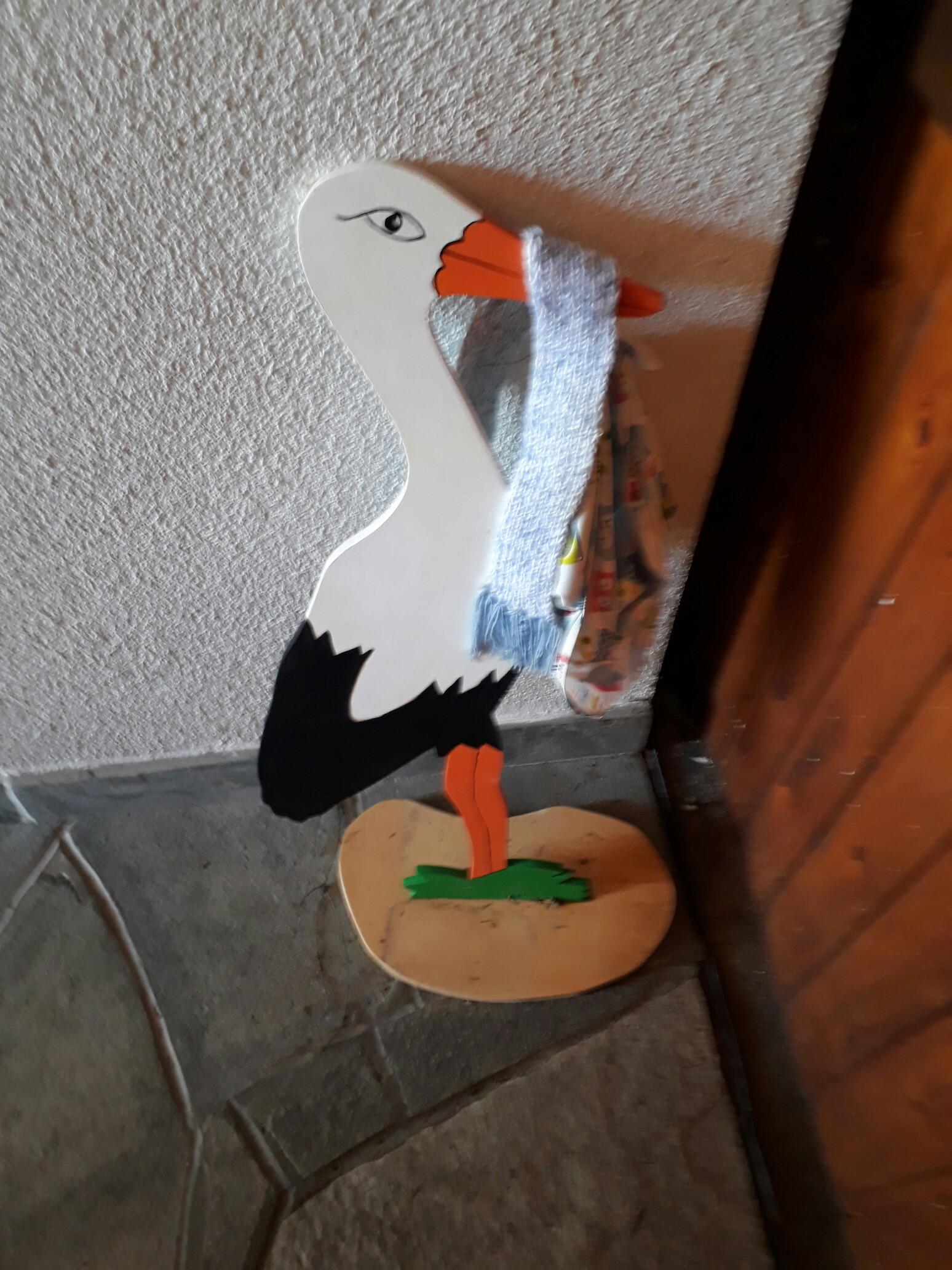 Storch mit puppe in 9433 BurgstallSankt Andrä für 10,00 € zum Verkauf