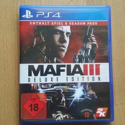 Ich biete Mafia 3 Deluxe Edition für die Playstatation 4.
Das Spiel ist bereits gebraucht besitzt aber nach wie vor einen guten und gepflegten Zustand.
Der Preis ist verhandelbar.