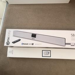 Bluetooth Soundbar and wall bracket. Unwanted and never opened or used. Was £130. Selling for £50.