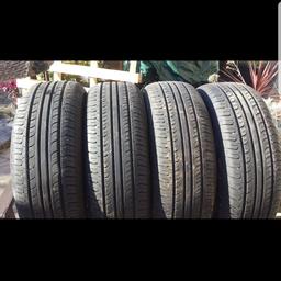 Set of 225/60/17  Hankook Optimo good tyres no repairs off a kia sportage