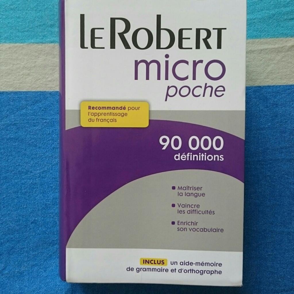 Dizionario Monolingua Francese Le Robert micro