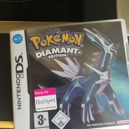Verkaufe das Spiel Pokémon Diamant Edition für den Nintendo DS.
Neuwertiger Zustand.