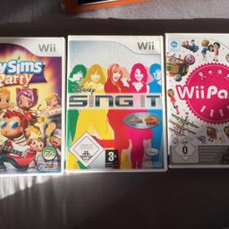 Verkaufe 3 Spiele für Nintendo Wii:
- Disney Sing it
- Wii Party
- My Sims Party
 
Auch Einzelkauf möglich
Pro Spiel 10€, bei Kauf von allen drei Spielen 25€
Auch Versand möglich