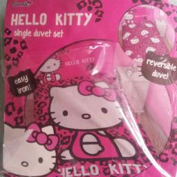 Hello Kitty Bettwäsche neu zu verkaufen  habe mich in der Größe vertan habe gedacht wäre für Kinder Bett