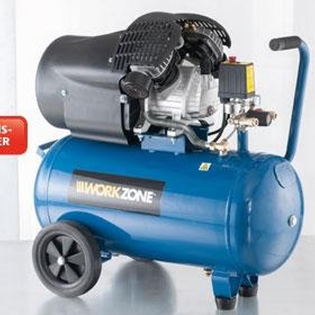 Hofer: Workzone Kompressor 50 Liter für 179€