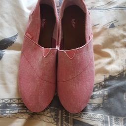 Lovely pink lee Cooper slip ons. Brand new size 8. Collection only no offers.