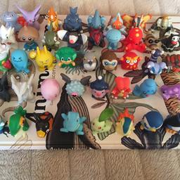 42 x Official Pokémon figure toys £10
9 x Pokémon figures on stands £5
17 x assorted official Pokémon figures £5
5 x large official Pokémon figures £5

Or everything for £20. 

Everything in great condition. Offers welcome!
