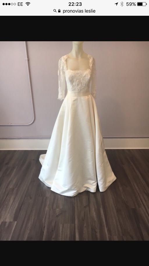 Buy & Sell South West London Merton - Photos for White Pronovias Leslie Wedding Gown