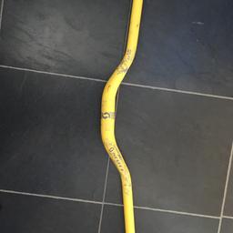 This item is 680mm wide scott mountain bike handlebars,in good condition with a few marks.open to all offers and questions contact me on 07816532894.