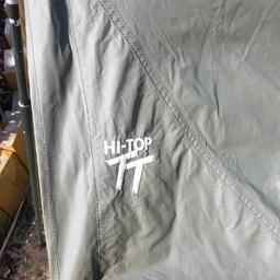 Spares or repairs Fishing Bivvy. Hasn't been used for a while. Couple of bars broke. Ideal for cheap starter or spare. Ground sheet and bag. Sorry no pegs.