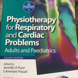 Physiotherapy for Respiratory and Cardiac Problems, adults and paediatrics, fourth edition by Jennifer A Pryor and S Ammani Prasad.

Invaluable for my physiorherapy degree.
Only has one sentence highlighted in the whole book, like New apart from that! This book is going for £48 on Amazon new.
