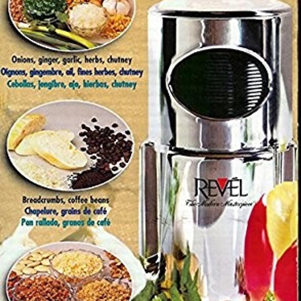  Revel Chrome Wet and Dry Coffee/Spice/Chutney Grinder