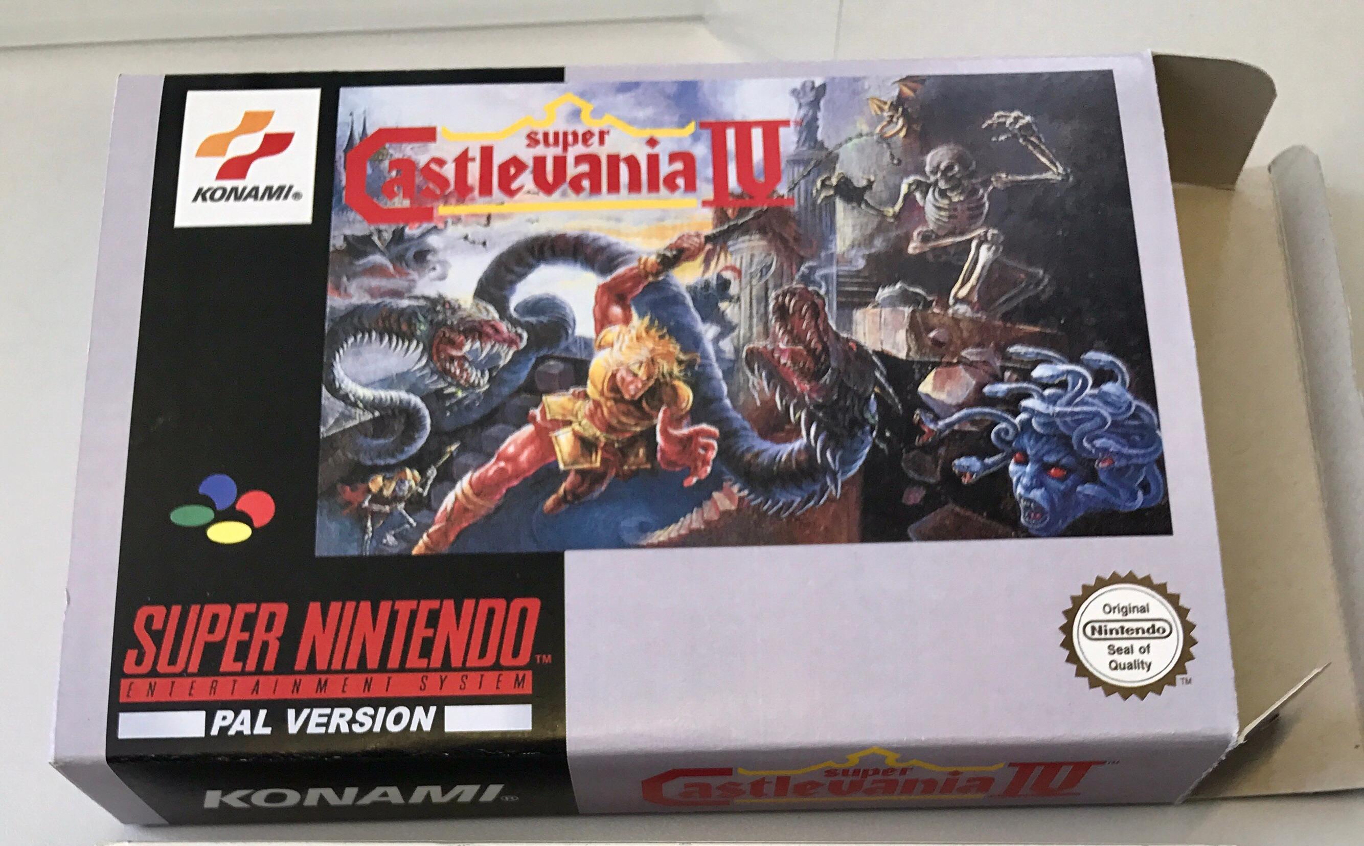 SNES Super Castlevania IV Repro Verpackung in 6020 Innsbruck für 9,90 ...